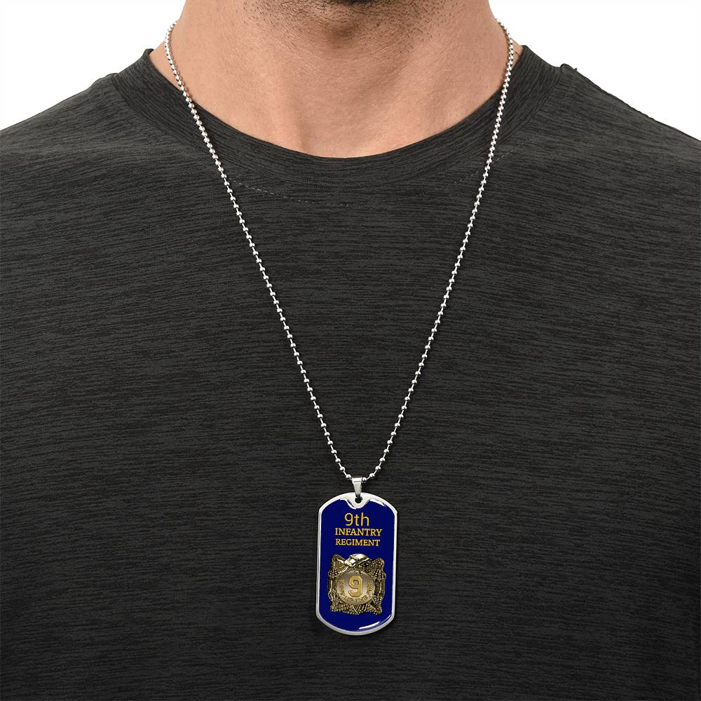 Awesome Dog Tag For 9Th Infantry Regiment - Army Tag Necklace, Dog Tag Necklace