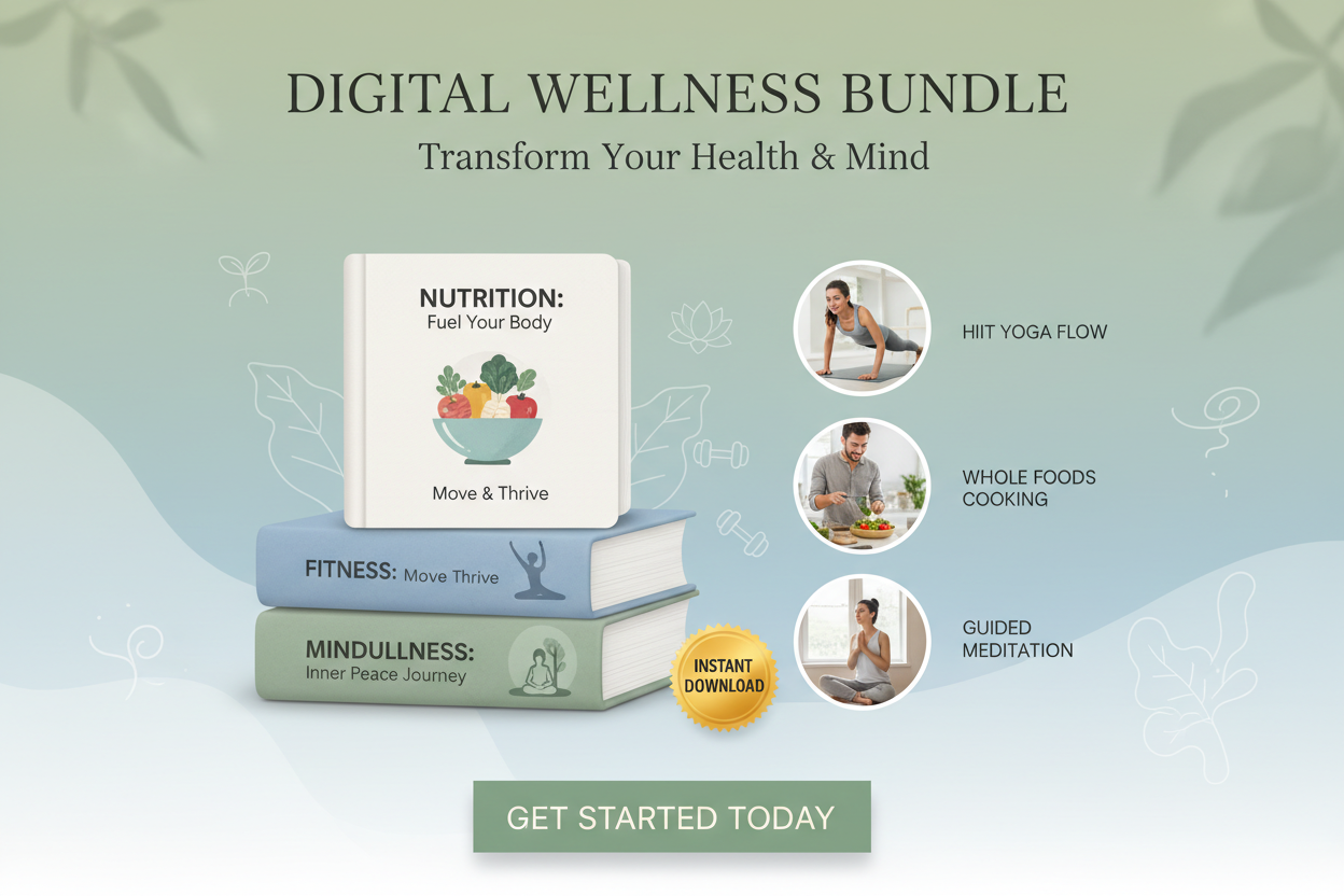HEALTH AND WELLNESS EBOOK AND VIDEO BUNDLE AD