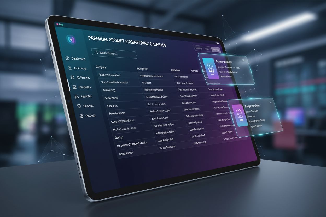 LARGE PROMPT ENGINEERING DATABASE PREVIEW