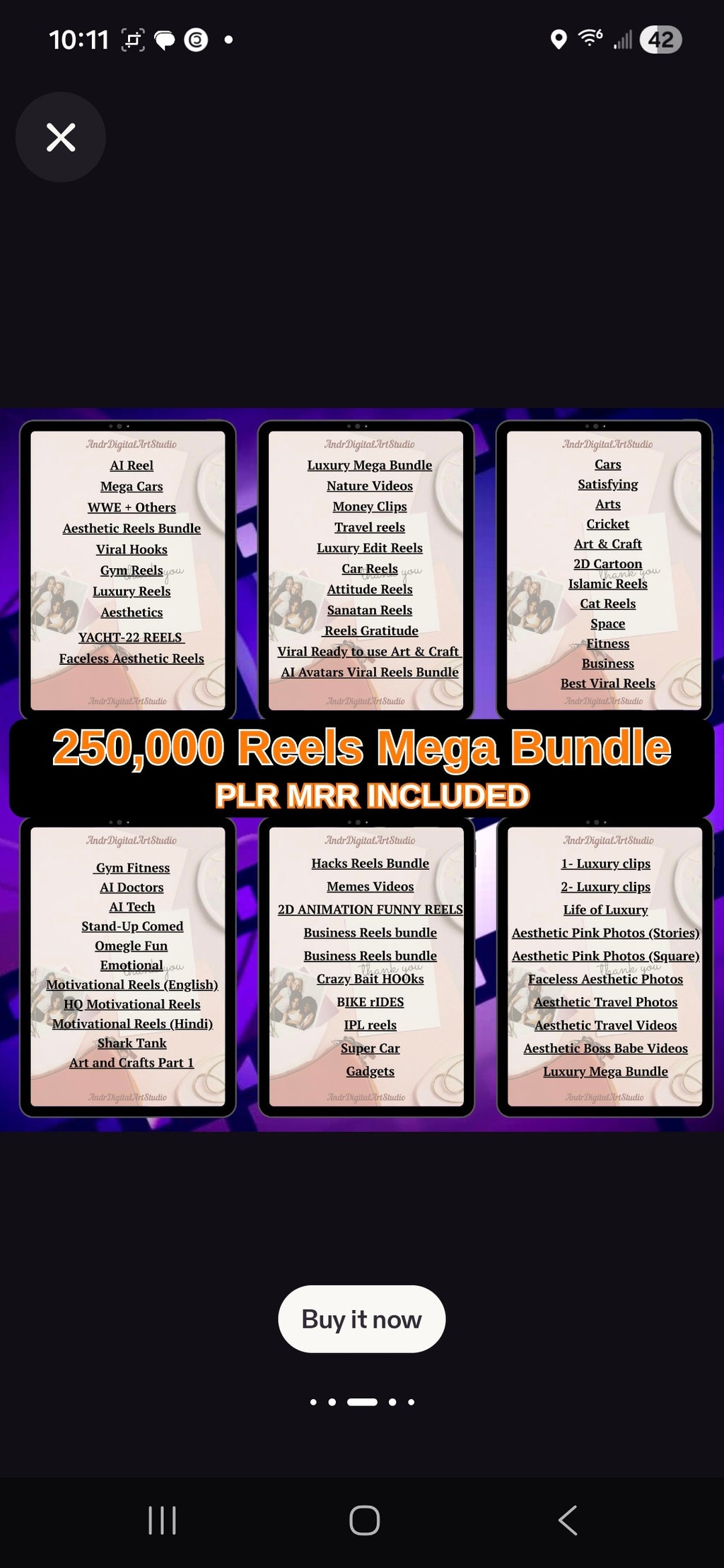 500 MILLION DIGITAL ASSET BUNDLE